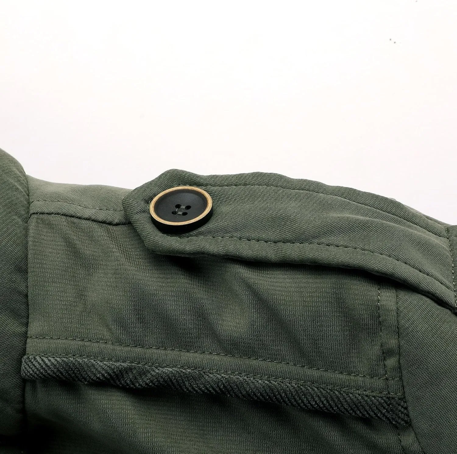 Men's Winter Coats Military Utility Jacket Fleece Lined Cargo Jacket Hooded Parka Coat Warm Hiking Coat Thermal Outwear