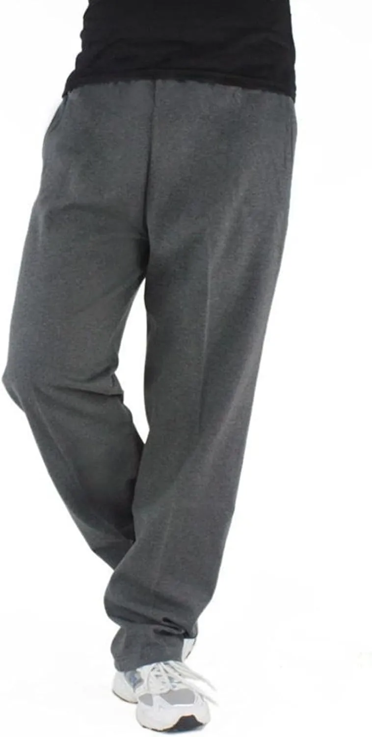 Mens Workout Cargo Sweatpants Jogger Pants with Pockets Men's Chino Joggers Pants Fashion Baggy Big and Tall Track