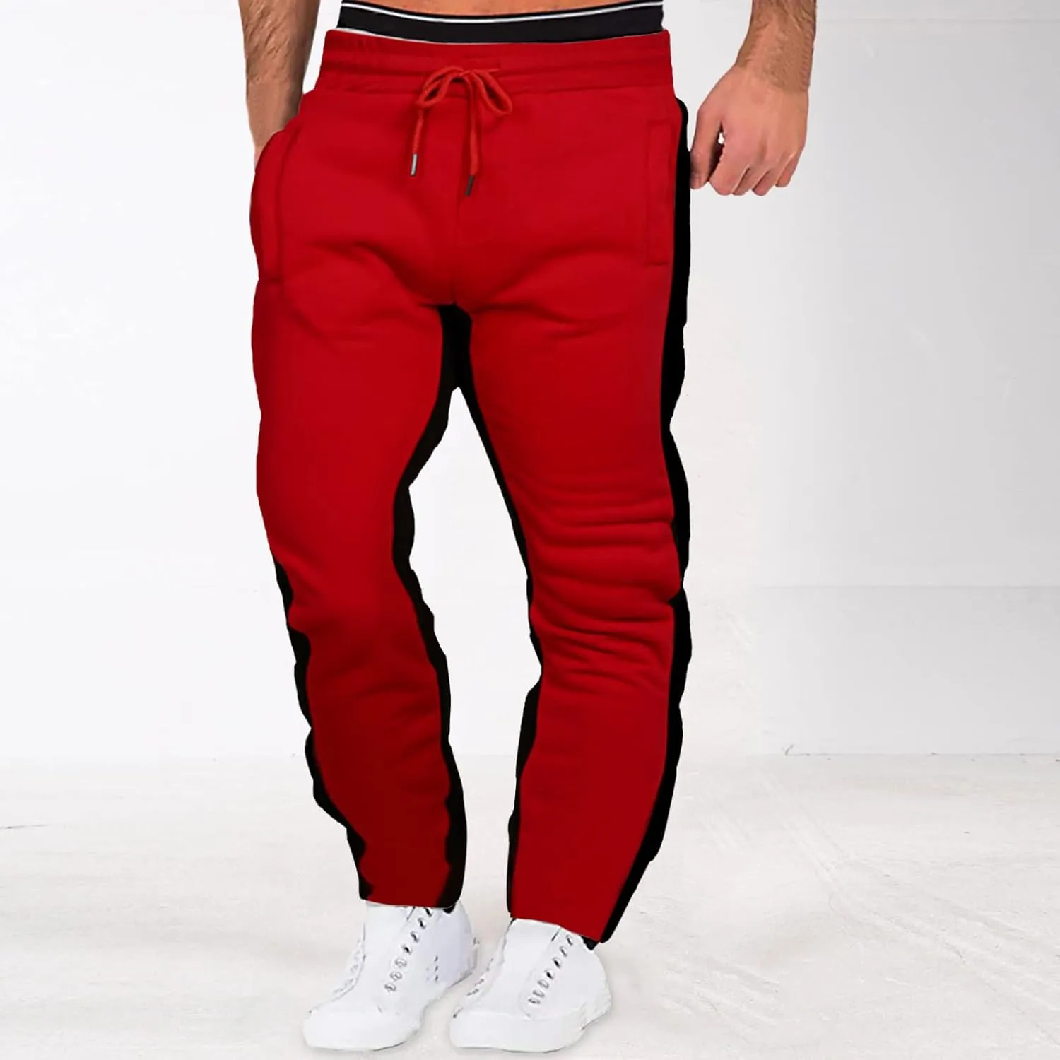 Mens Workout Cargo Sweatpants Outdoor Joggers Sweatpants Joggers for Men Big and Tall Mens Joggers Sweatpants Slim