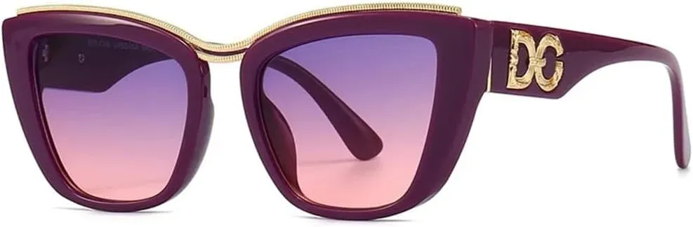 Metal Cat's Eye Women's sunglasses for women vintage glasses Eyewear