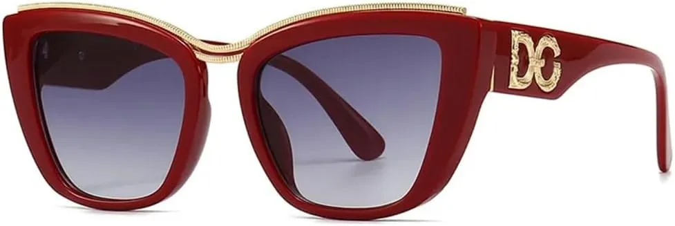Metal Cat's Eye Women's sunglasses for women vintage glasses Eyewear