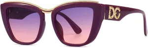 Metal Cat's Eye Women's sunglasses for women vintage glasses Eyewear