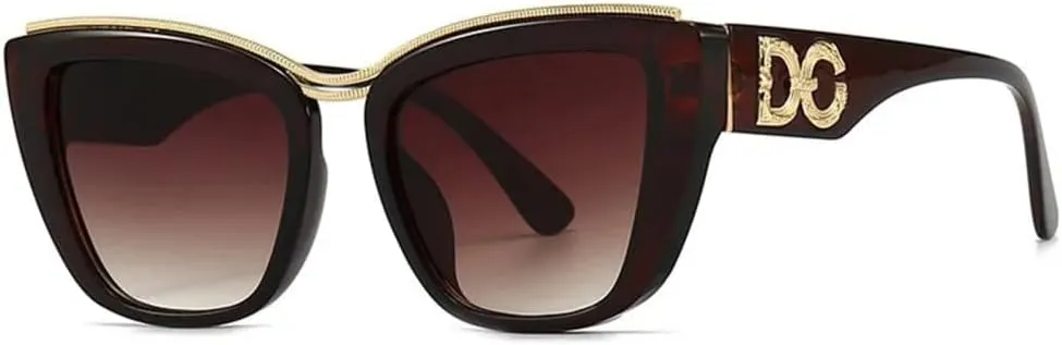 Metal Cat's Eye Women's sunglasses for women vintage glasses Eyewear