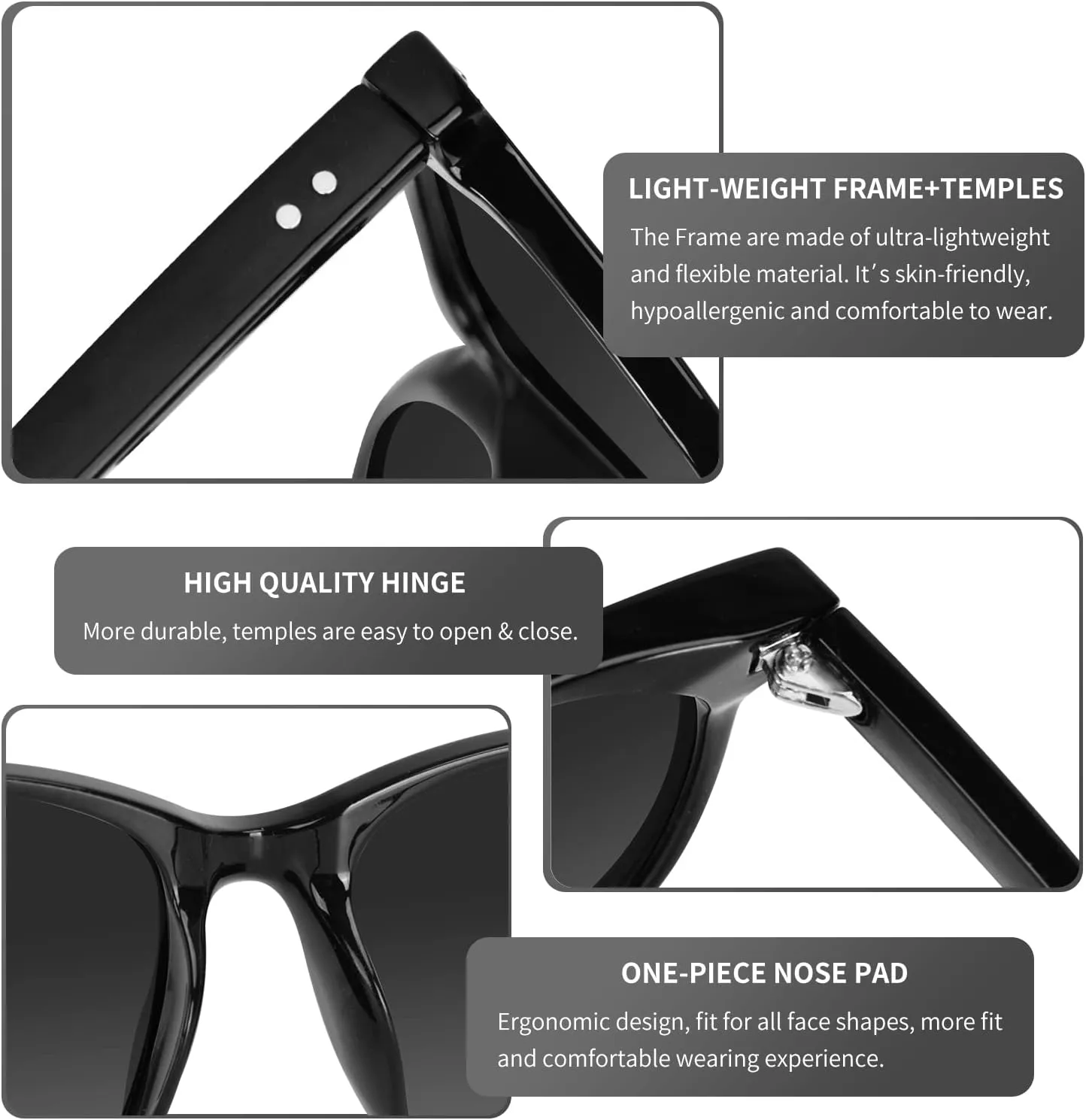Night Vision Driving Glasses Polarized Anti-glare, HD Yellow Tinted Glasses for Women Men