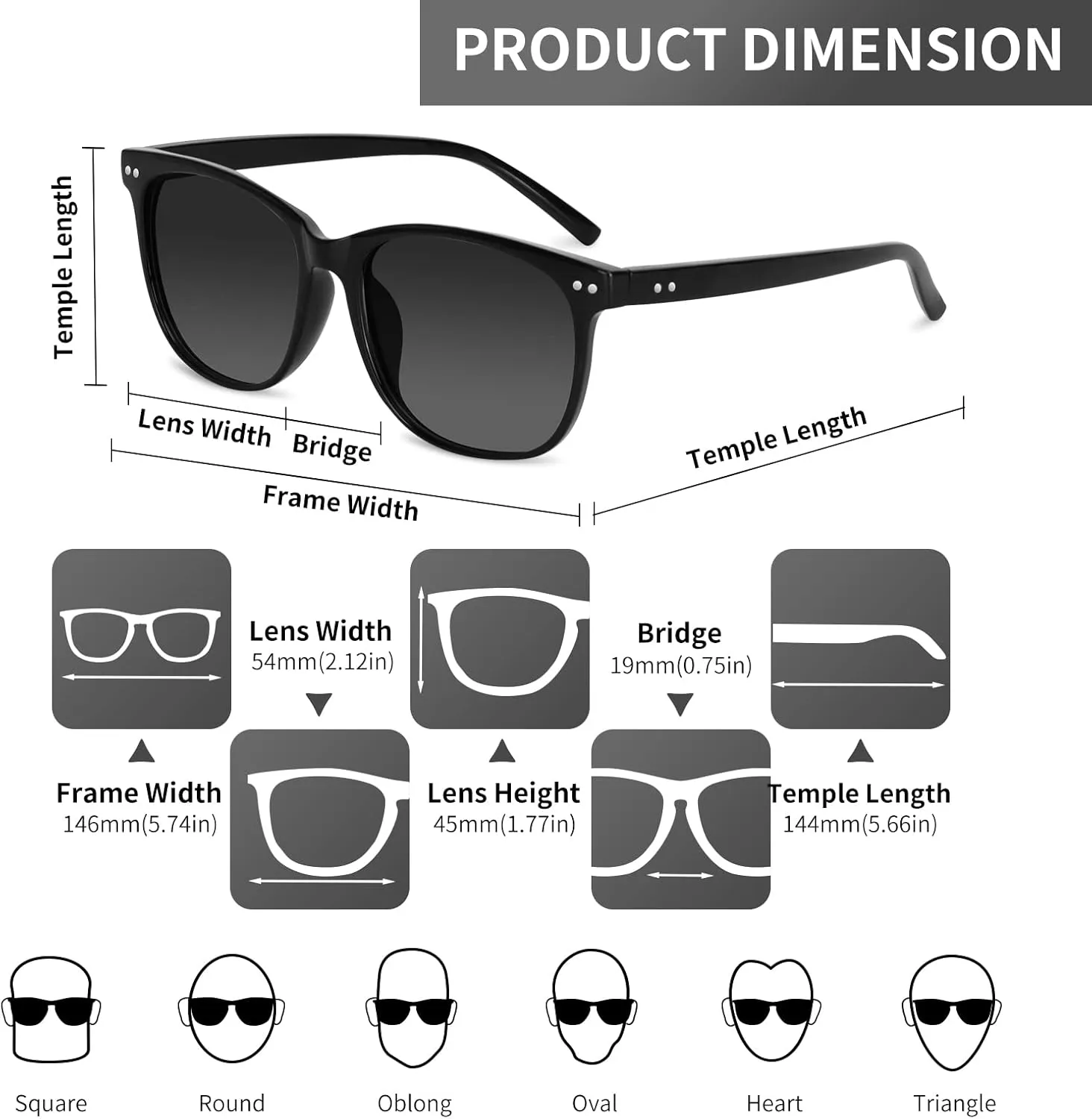 Night Vision Driving Glasses Polarized Anti-glare, HD Yellow Tinted Glasses for Women Men