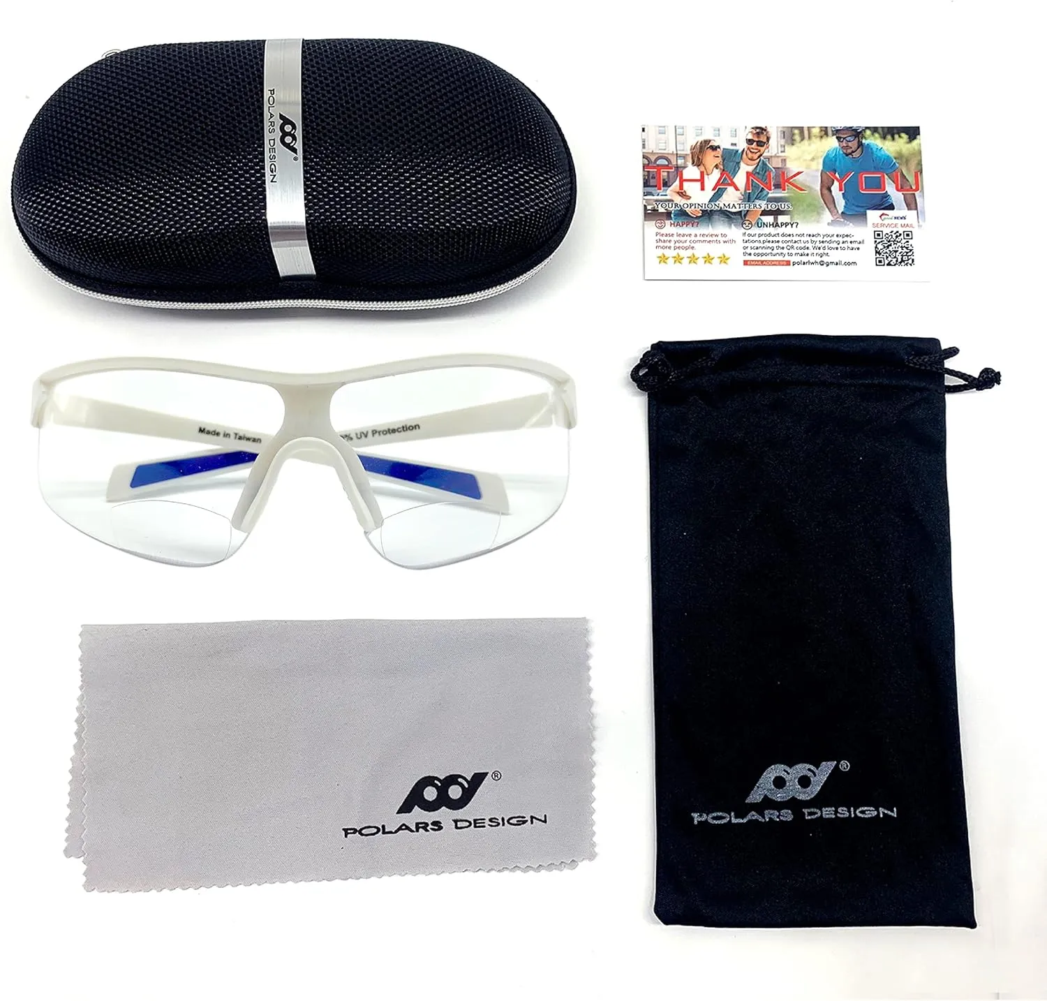 Outdoor Sports Sunglasses for Men & Women TR90 Frame Bifocal UV Protection