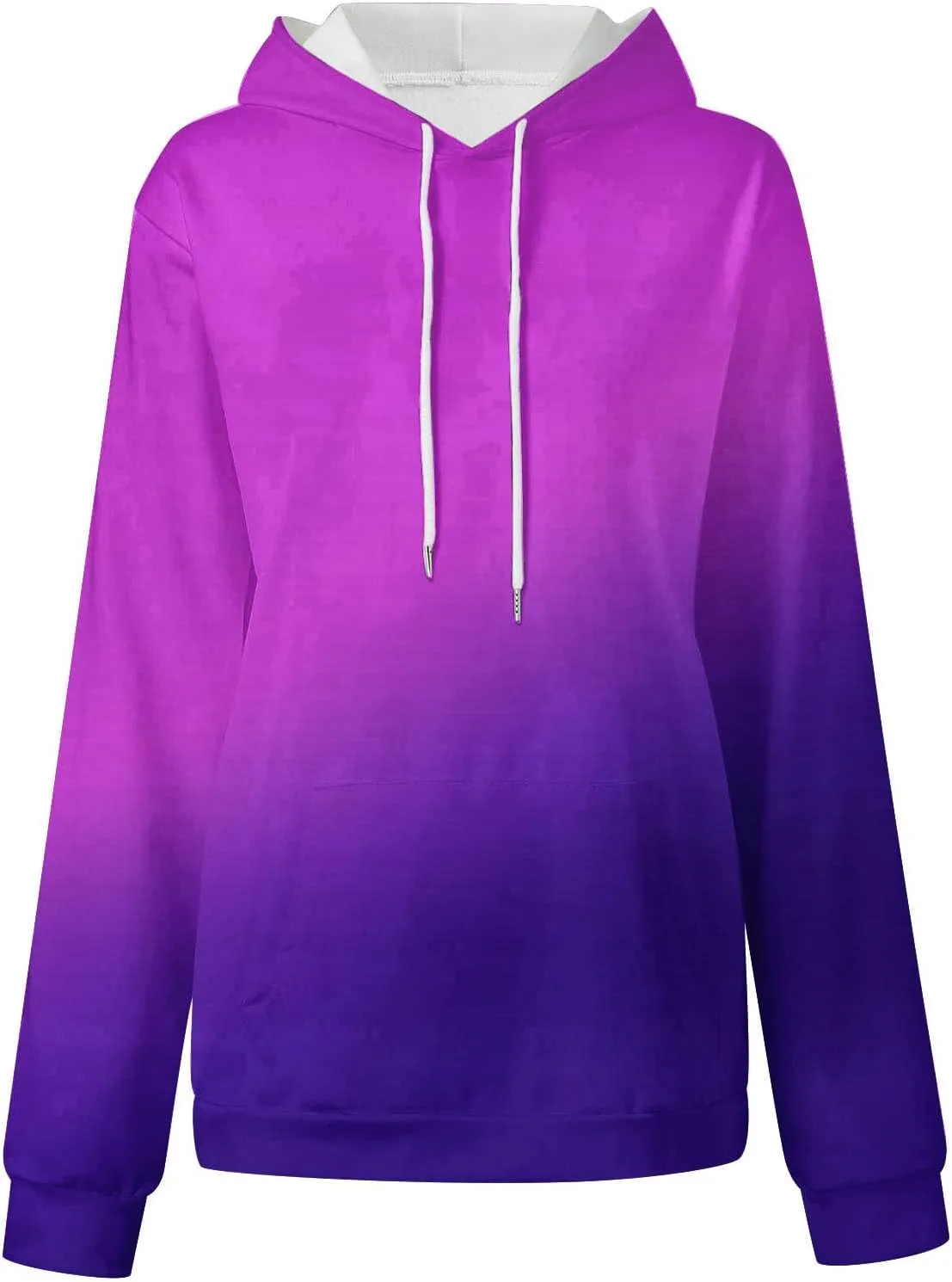 Oversized Sweatshirt for Women Drawstring Tie Dye Hoodies Caual Shirts Pullover Hooded Sweatshirt 2024 Fall