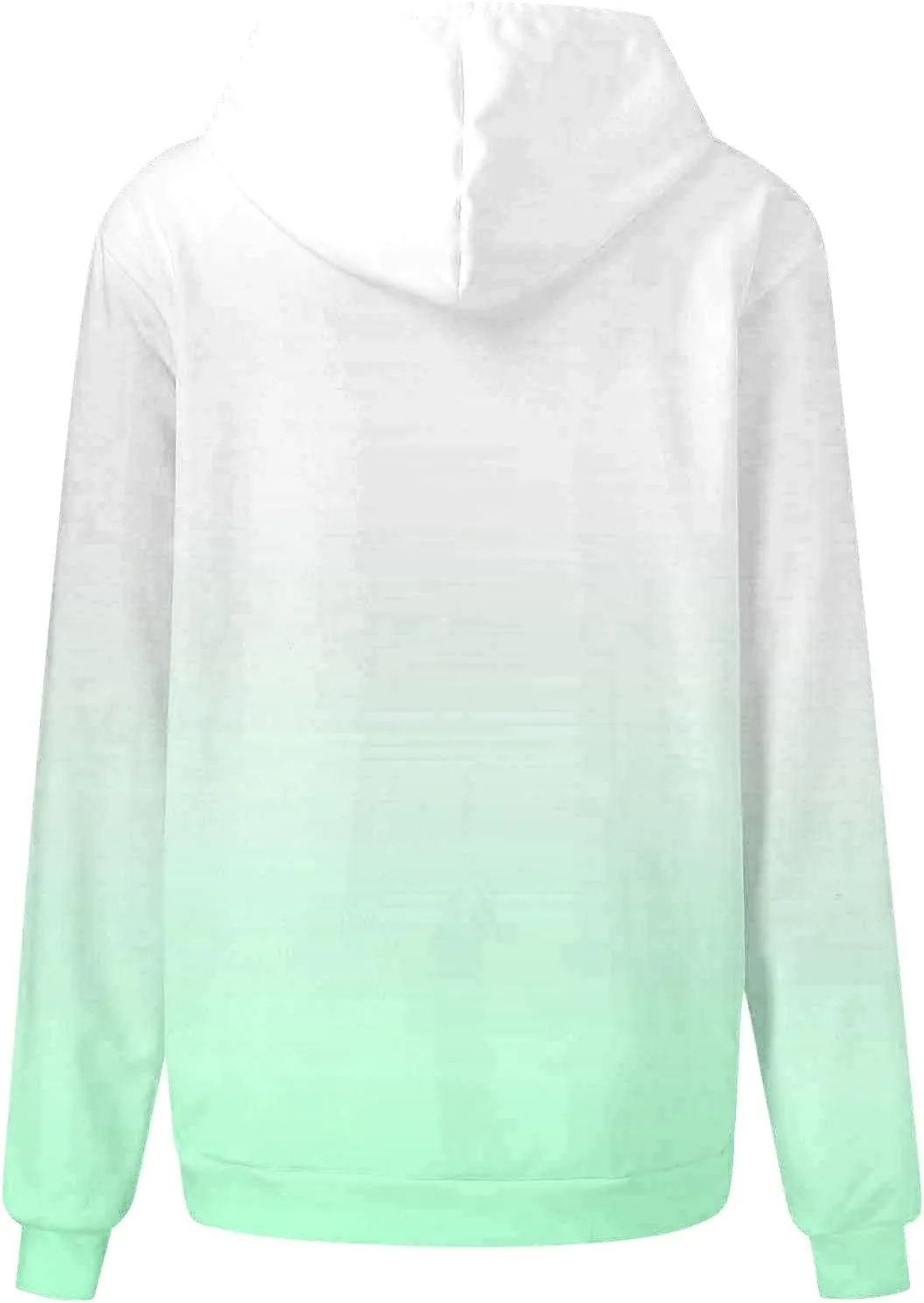 Oversized Sweatshirt For Women Tie Dye Crewneck Drawstring Pullover Hoodie Long Sleeve Gradient Color Block Tops