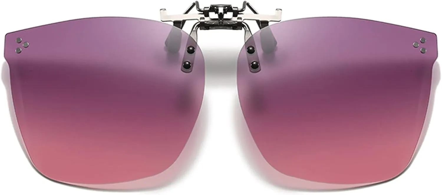 Polarized Clip On Sunglasses, UV Protection Clip On Glasses for Women
