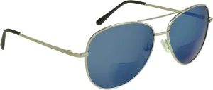 proSPORT Aviator Bifocal Sunglass Reader Flashed Mirror Lens Men Women