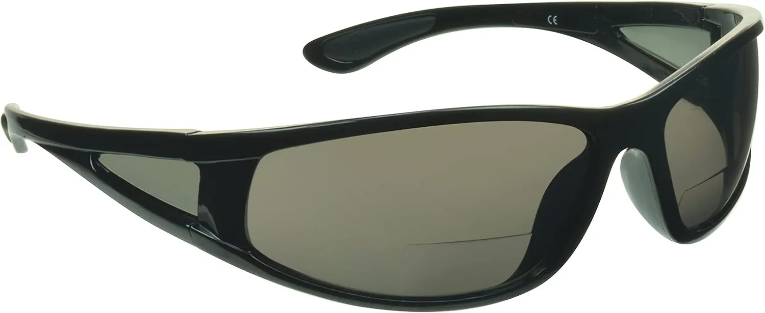 proSPORT Bifocal Sunglass Reader Night Yelow Blue Light Blocker Sport Wrap Side Shield