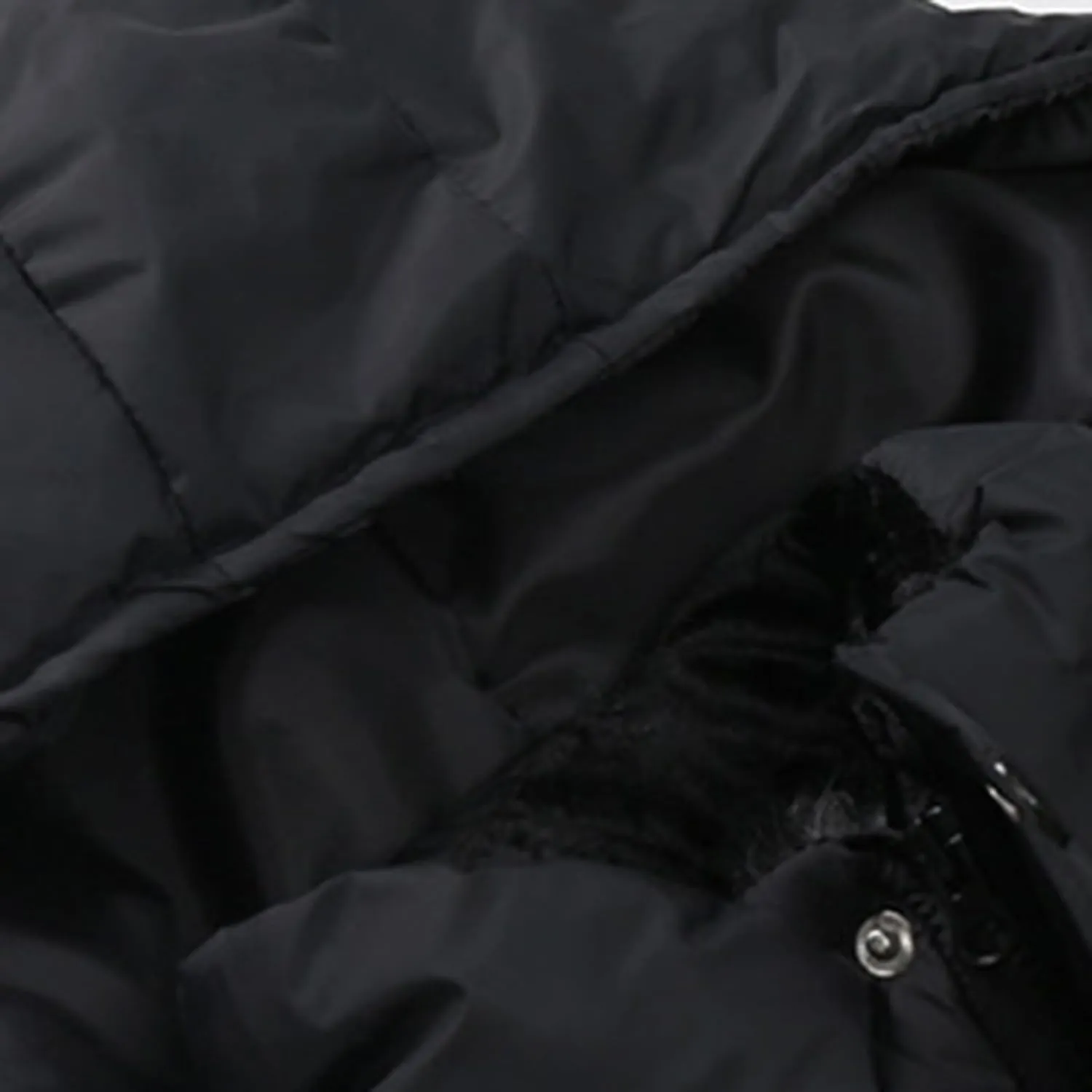 Puffer Jacket Men Fleece Lined Hooded down Jacket Quilted Windbreaker Jacket Warm Insulated Jackets Thermal Winter Coat