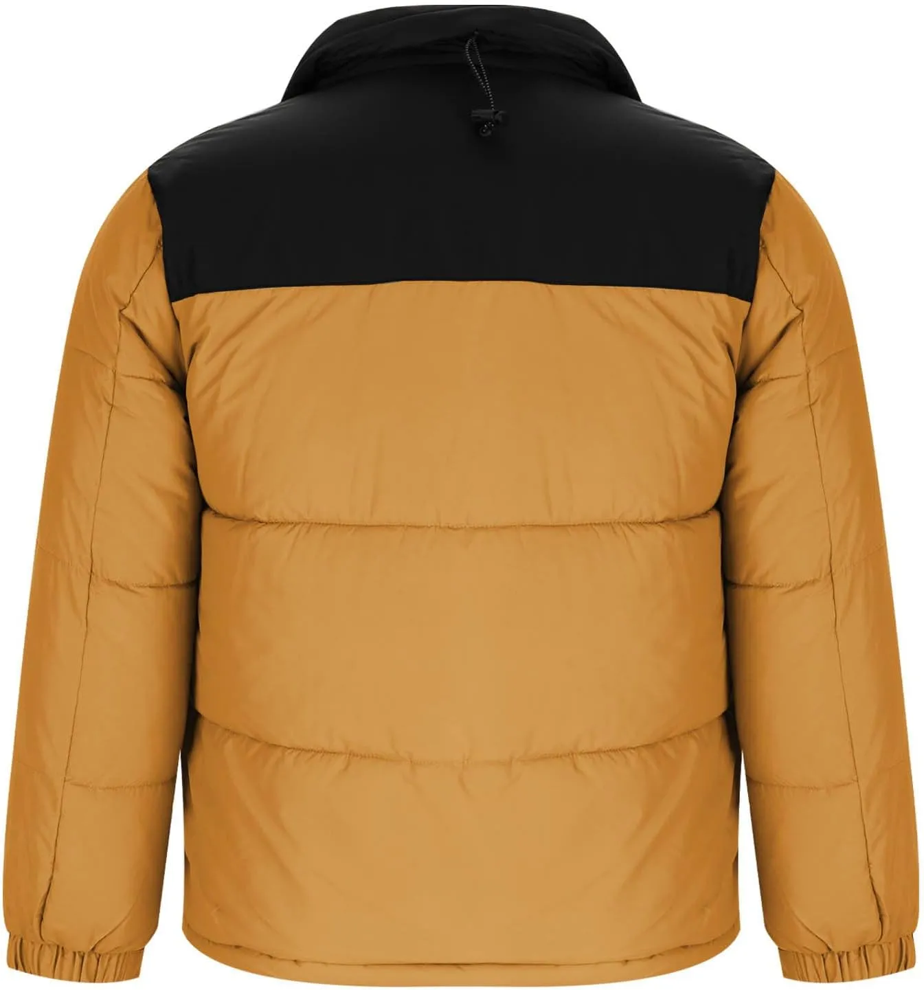 Puffer Jacket Men Zip up Insulated Jacket Warm Winter Coat Plus Size Down Jacket Thick Quilted Jacket Padded Jacket