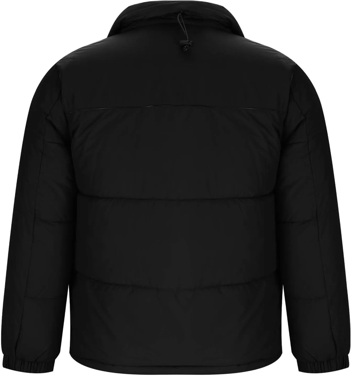 Puffer Jacket Men Zip up Insulated Jacket Warm Winter Coat Plus Size Down Jacket Thick Quilted Jacket Padded Jacket