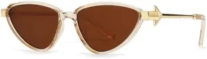 Punk Cat Eye Sunglasses Women Arrow Leg Vintage Men Sun Glasses Shades UV400