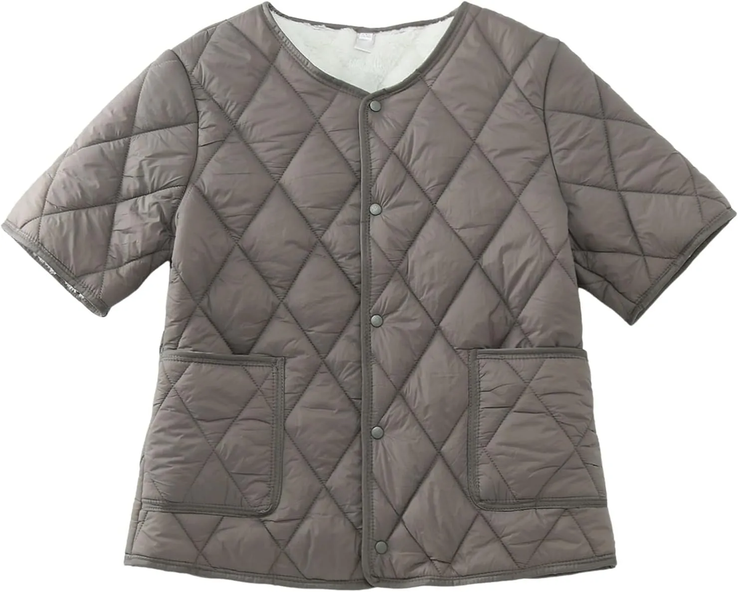 Quilted Jackets for Women Lightweight Petite Puffer Down Jacket Parkas Button Fleece Sherpa Short Sleeve Winter Coat