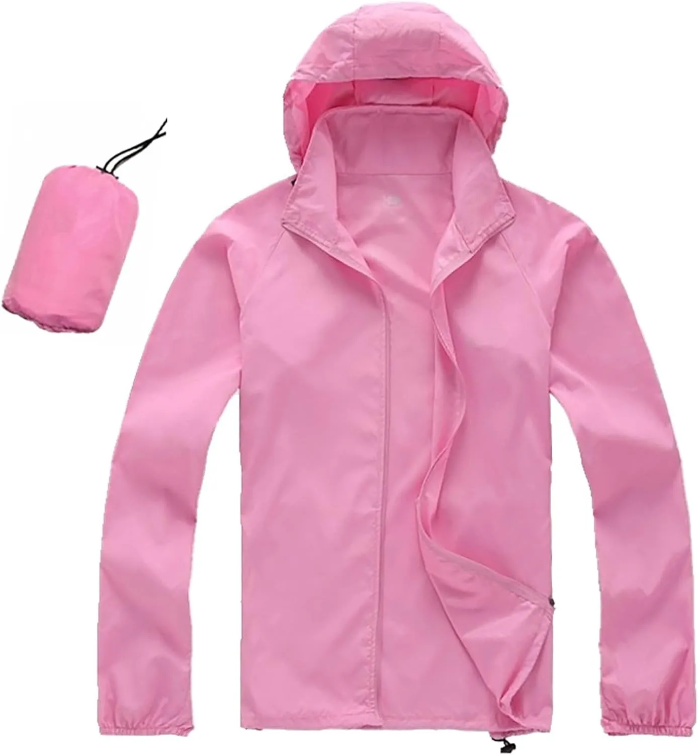 Rain Jacket Women Lightweight Hooded Raincoat Waterproof Windbreaker Jackets Packable Rain Coats with Pockets