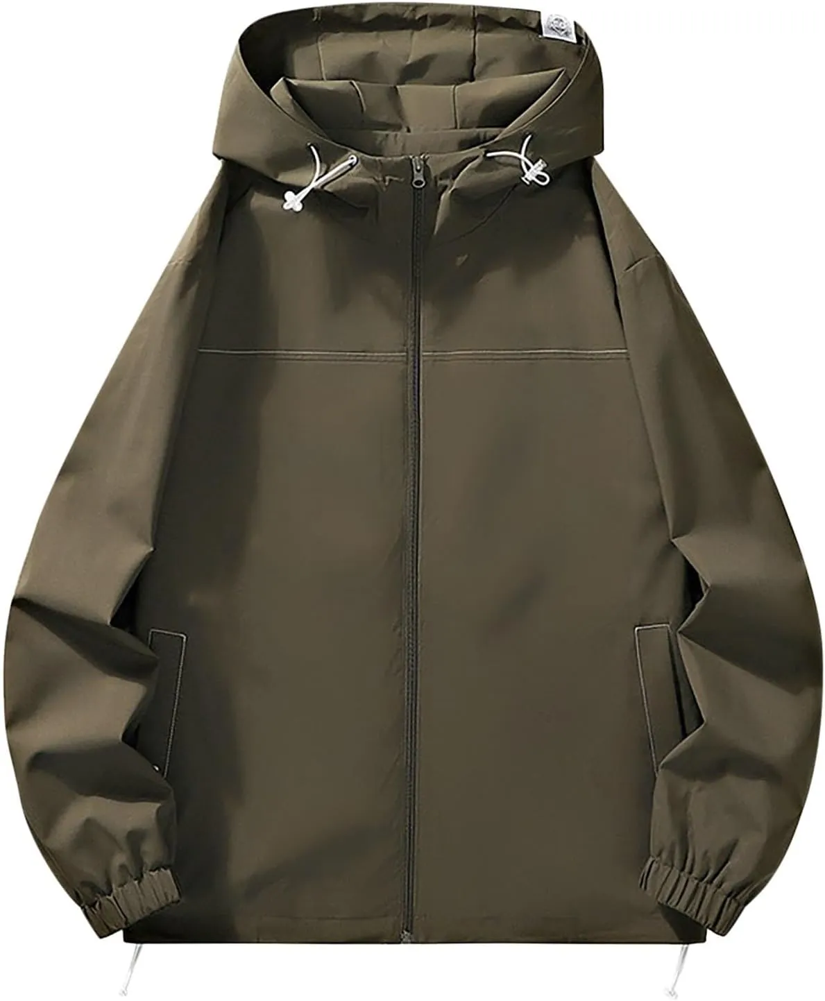 Raincoat Women Lightweight Waterproof Rain Jackets Packable Outdoor Hooded Windbreaker Utility Casual Anorak Jackets
