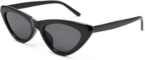 Retro Cat Eye Sunglasses, Vintage Inspired Cateye Shades for Women and Men