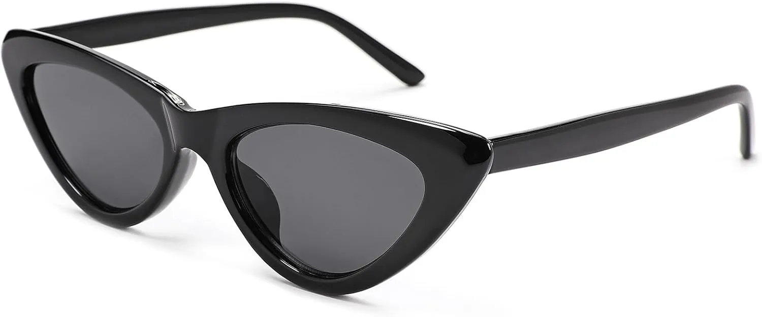 Retro Cat Eye Sunglasses, Vintage Inspired Cateye Shades for Women and Men