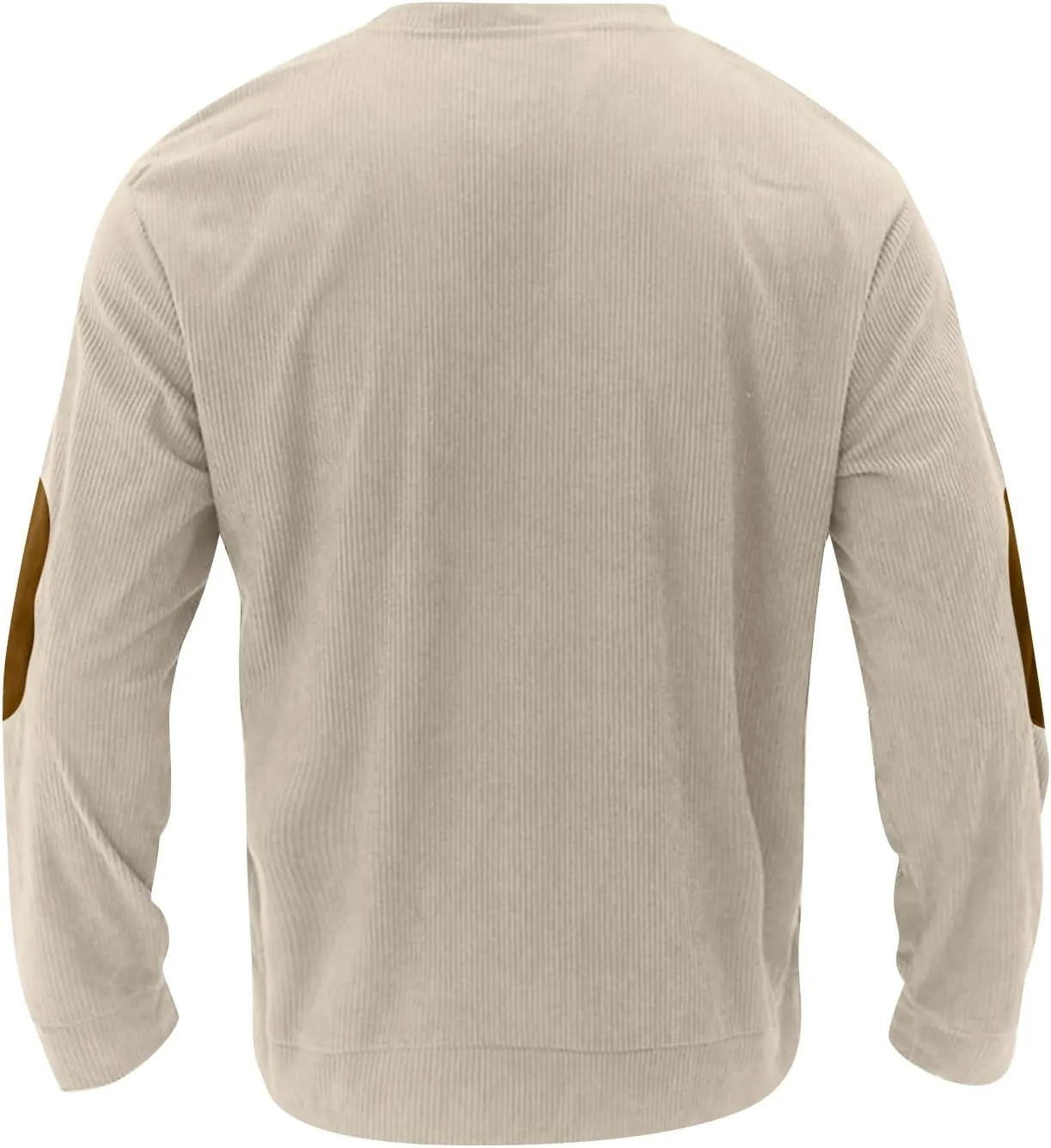RTRDE Men's Sweatshirts Crewneck Corduroy Pullover Sweatshirt Crewnecks Long Sleeve Casual Sweatshirts, S-3XL