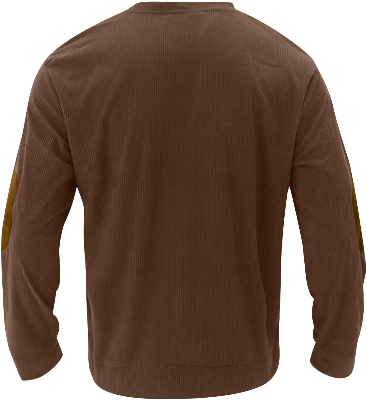 RTRDE Men's Sweatshirts Crewneck Corduroy Pullover Sweatshirt Crewnecks Long Sleeve Casual Sweatshirts, S-3XL