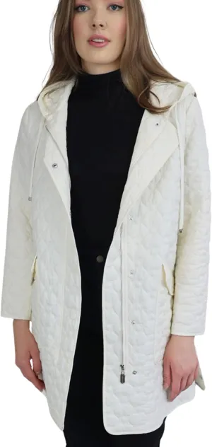 Signature Quilted Longline Hooded Coat - Women's Jackets, Down Jacket, Winter Coats, Hooded Outerwear, Fall Coats