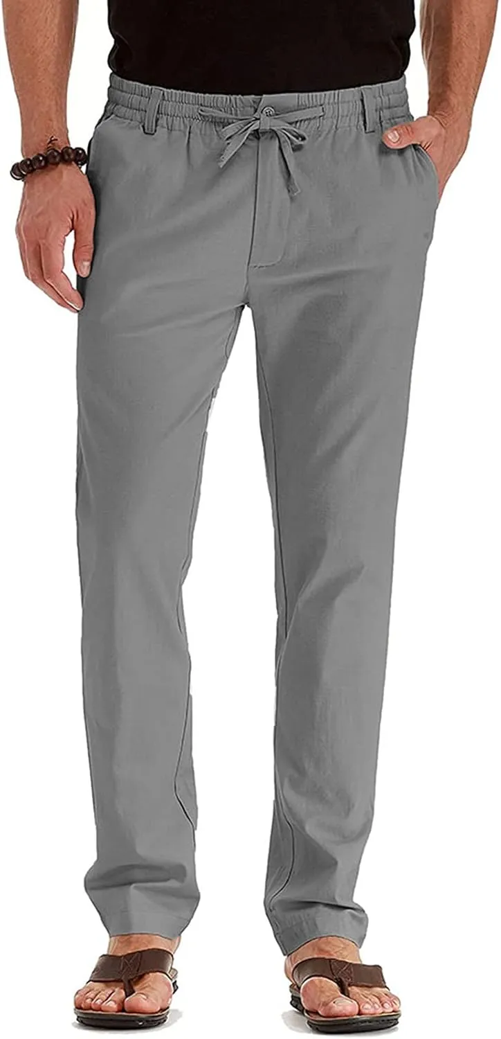 Slim Fit Dress Pants for Men 2023 Classic Fit Hidden Expandable Waist Solid Business Work Straight Legs Fashion