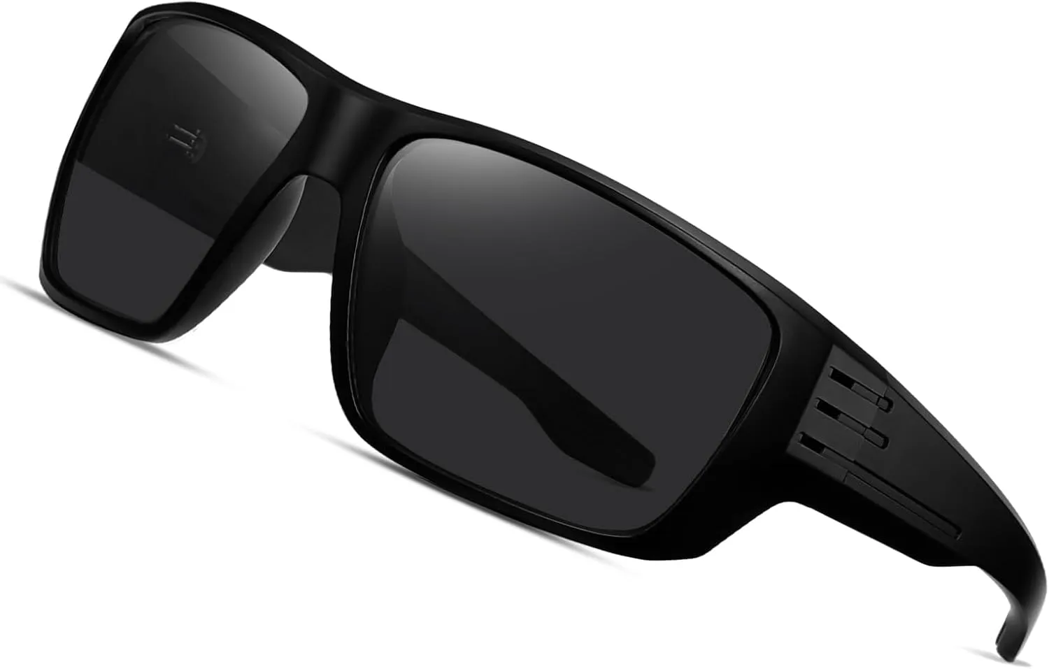 Sports Polarized Wrap Sunglasses For Men - Fishing Glasses UV Protection Rectangle