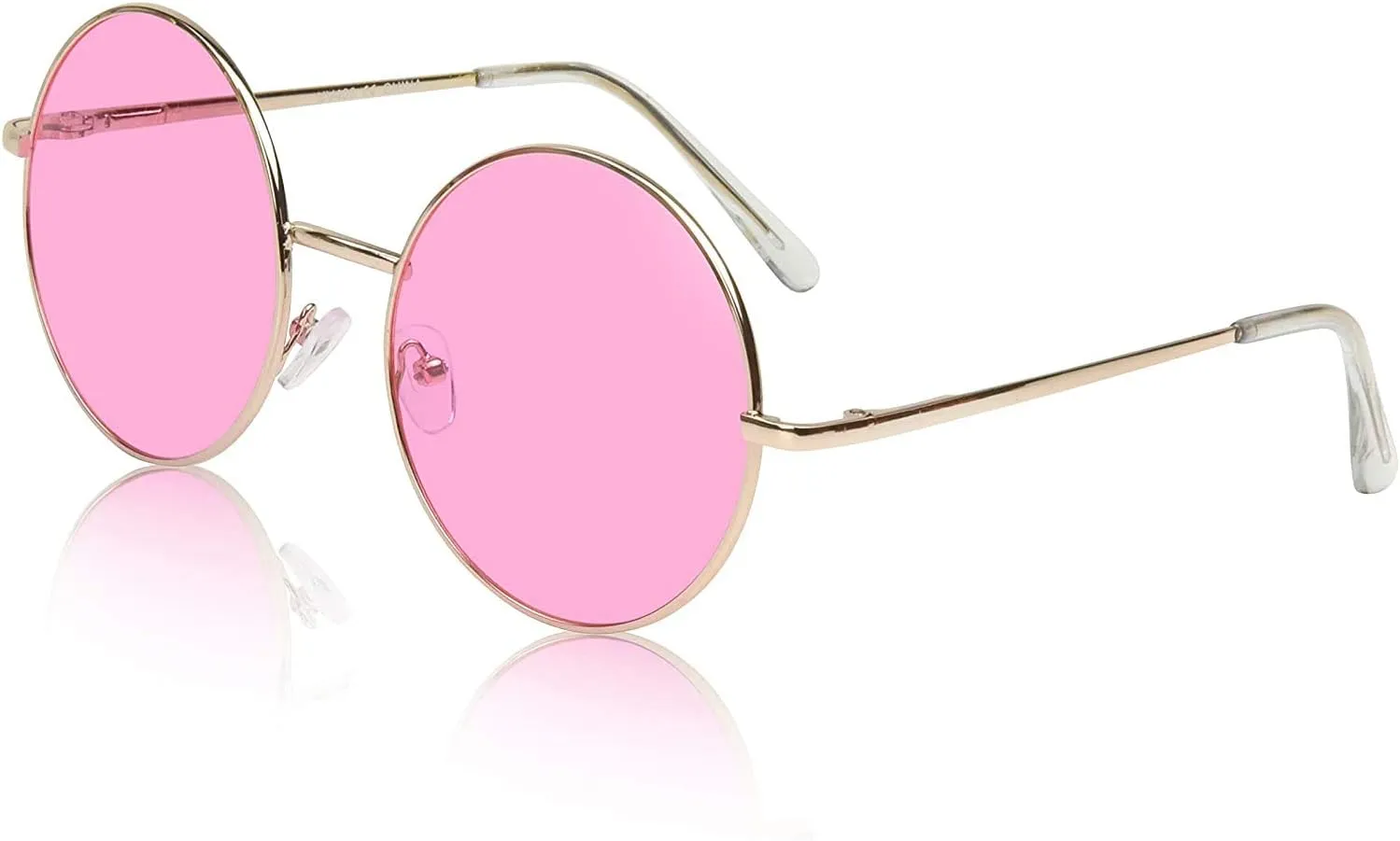 SunnyPro Big Round Sunglasses Retro Circle Tinted Lens Glasses UV400 Protection
