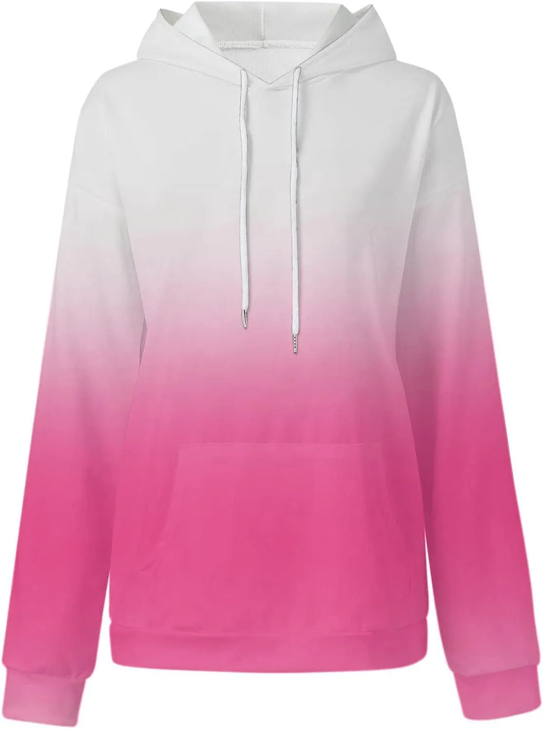 Tie-Dye Hoodies for Women Drawstring Sweatshirt Pullover Tops Oversized Casual Hooded Sweatshirt 2024 Trendy Sweater