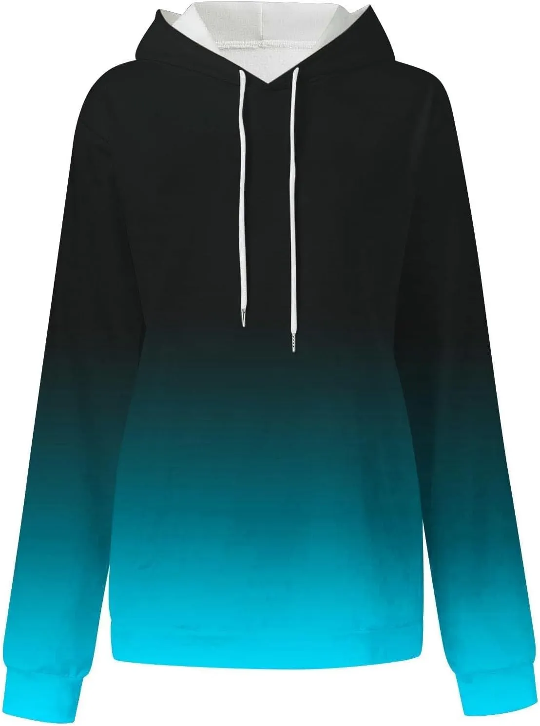 Tie-Dye Hoodies for Women Drawstring Sweatshirt Pullover Tops Oversized Casual Hooded Sweatshirt 2024 Trendy Sweater