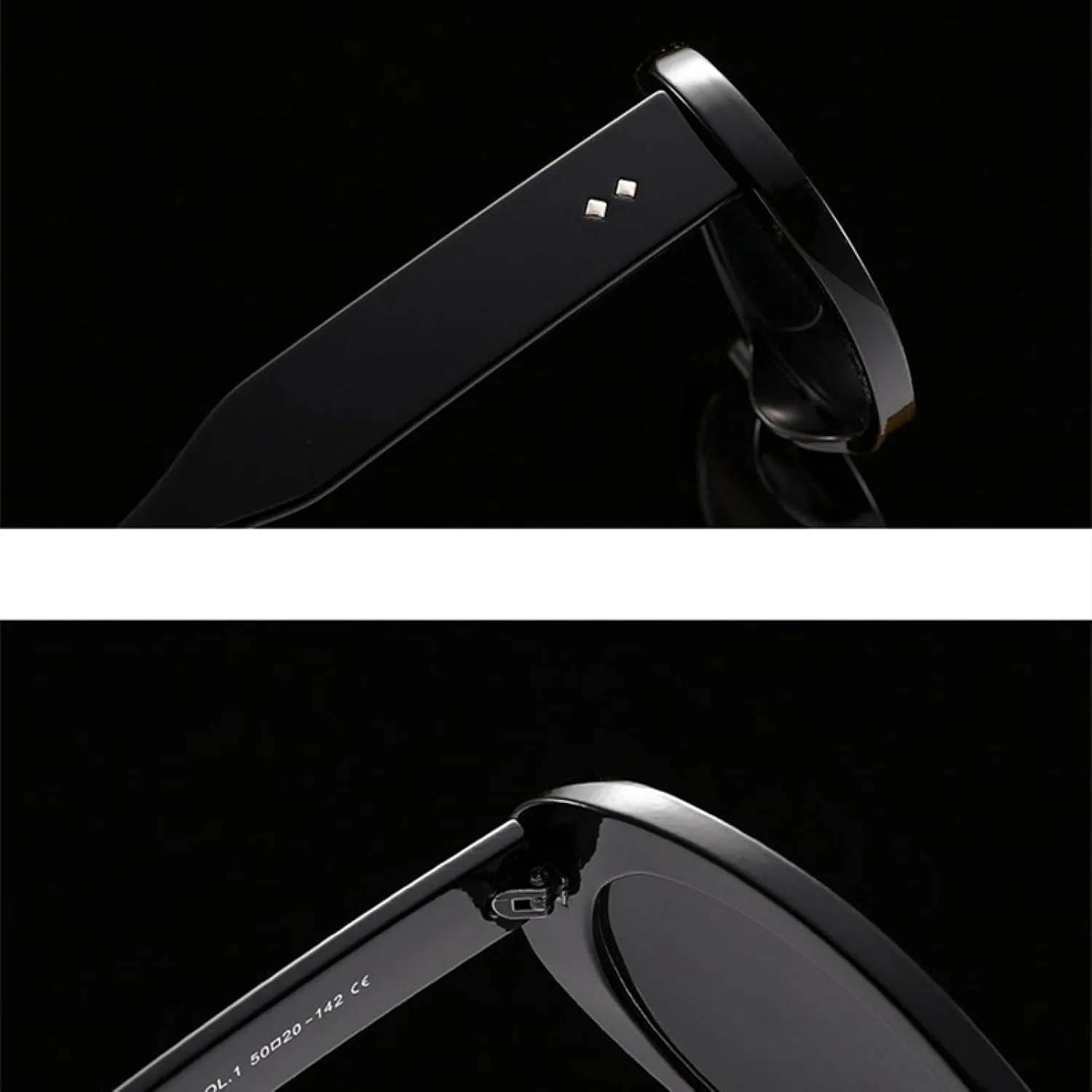 Trendy Oval Rivet Sunglasses Outdoors Vintage Uv Protection