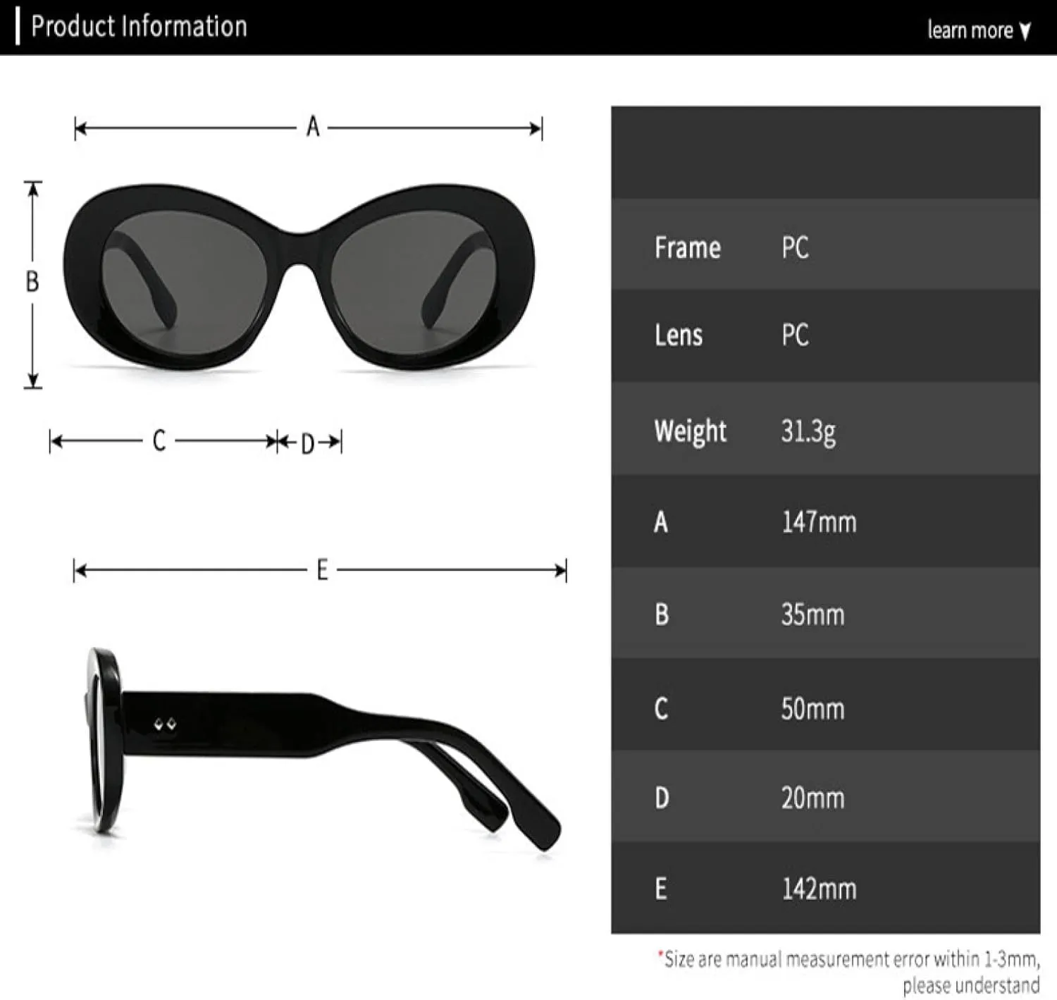 Trendy Oval Rivet Sunglasses Outdoors Vintage Uv Protection