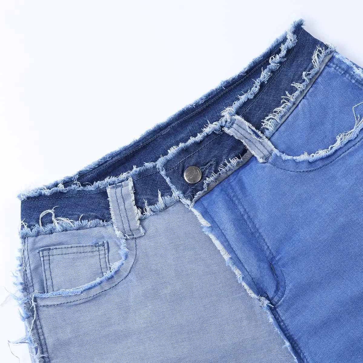 vanberfia High Waisted Jeans for Women: Skinny Denim Patchwork Stretch Pants for Various Occasions