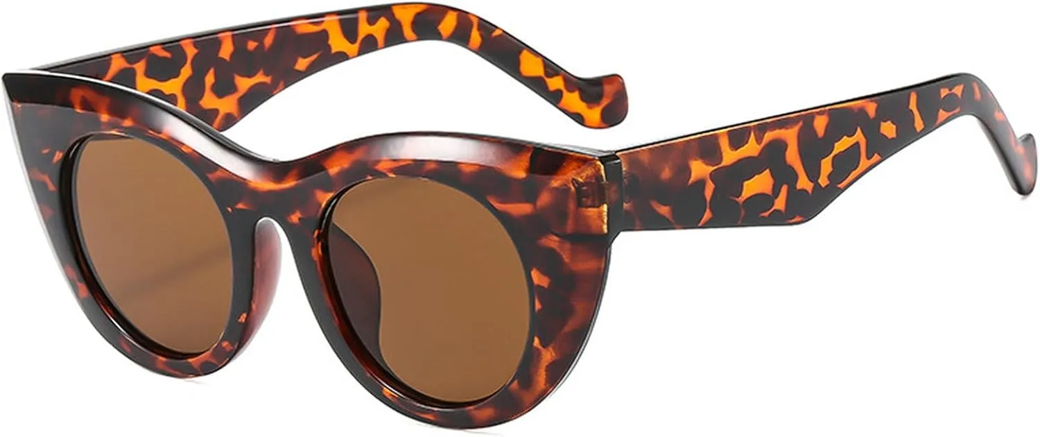 Vintage Cat Eye Sunglasses Women Oversized Sunglass Men Retro Cute Sun Glasses Shades Goggle UV400