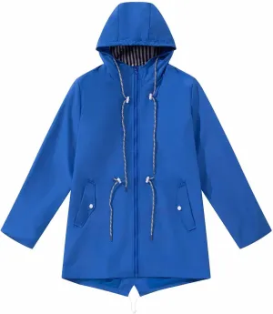 Women Casual Ligtweight Military Jackets Anorak Utility Drawstring Waist Hoodie Zip Up Fall Rain Jackets with Pockets