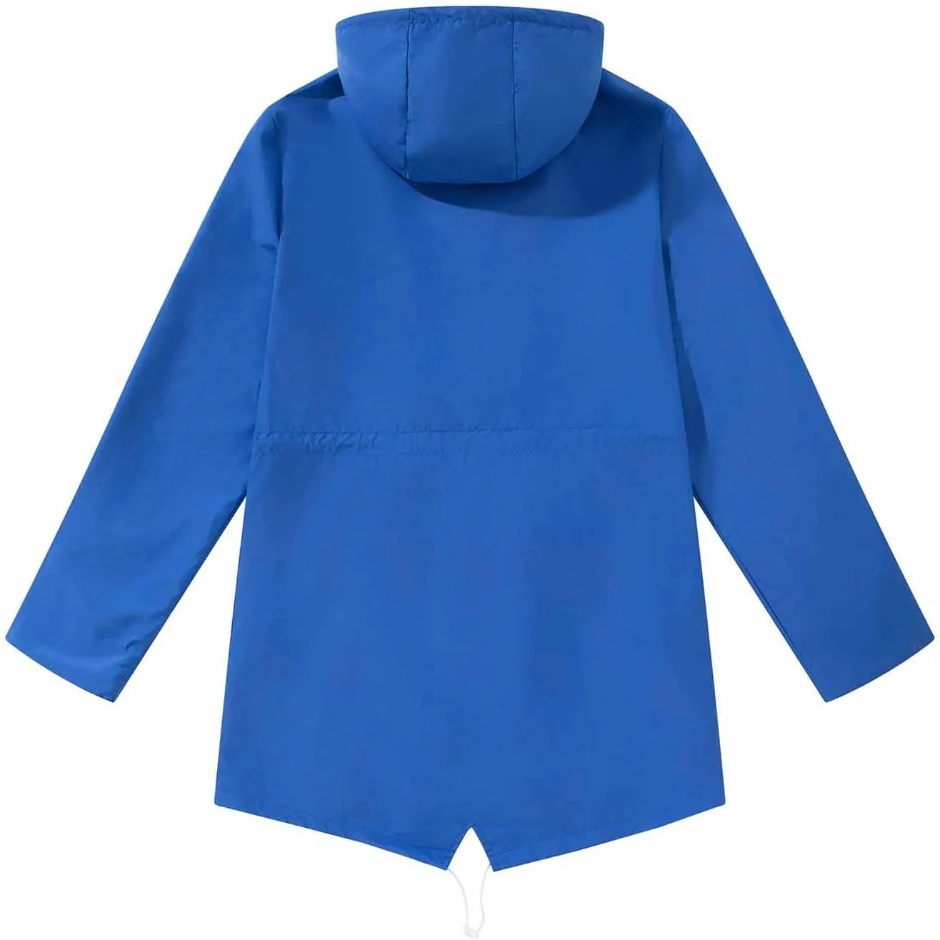 Women Casual Ligtweight Military Jackets Anorak Utility Drawstring Waist Hoodie Zip Up Fall Rain Jackets with Pockets