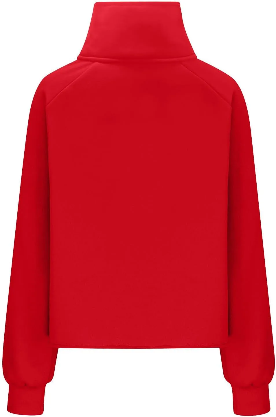 Womens Fall Fashion 2023 Long Sleeve Sweatshirts Cropped Pullover Fleece Quarter Zipper Hoodies Fall Outfits Clothes
