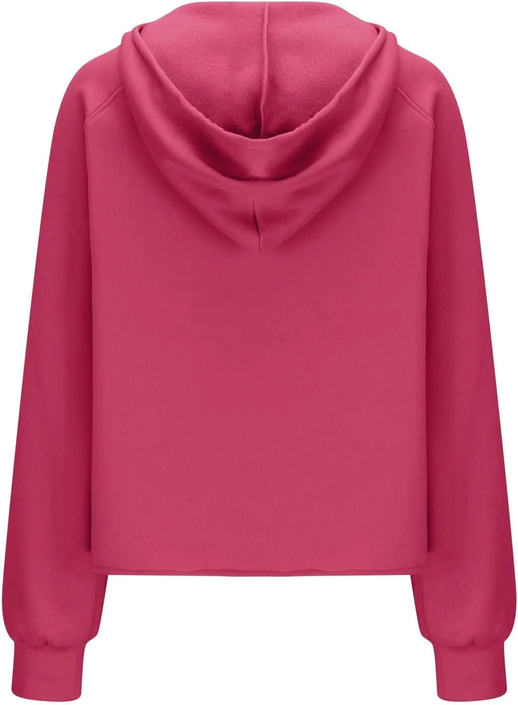 Womens Fall Fashion 2023 Long Sleeve Sweatshirts Cropped Pullover Fleece Quarter Zipper Hoodies Fall Outfits Clothes