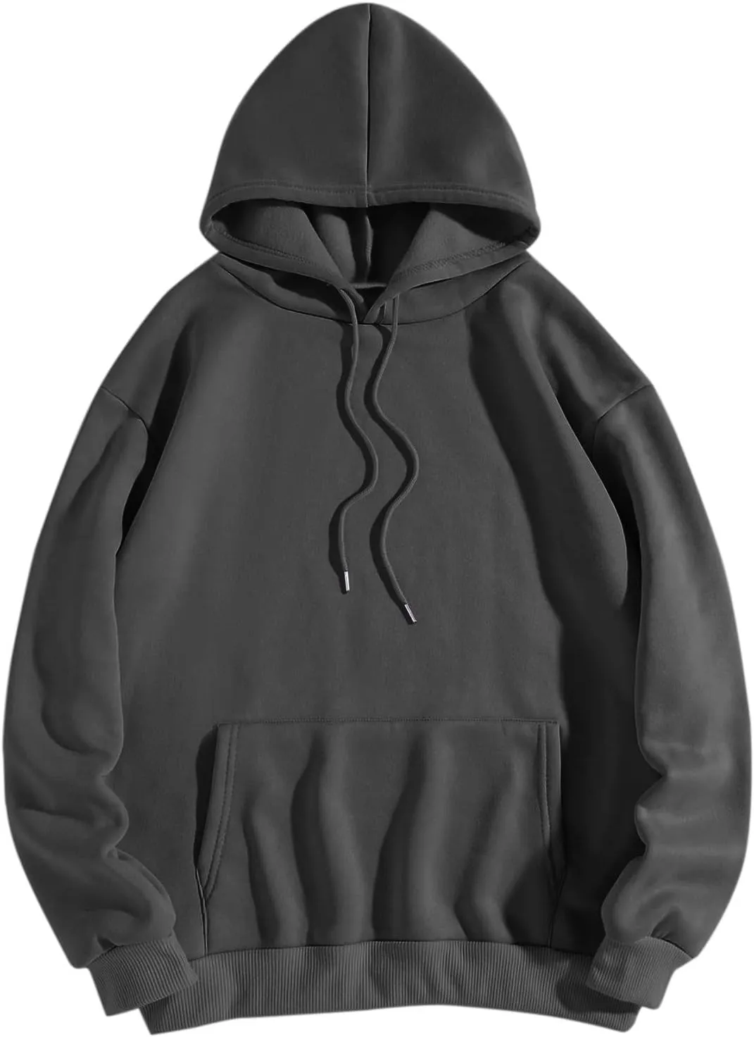 Women's Fashion Hoodies & Sweatshirts Have A Good Day Letter Print Pullover Tops with Pocket Drop Shoulder Causal Hoodies