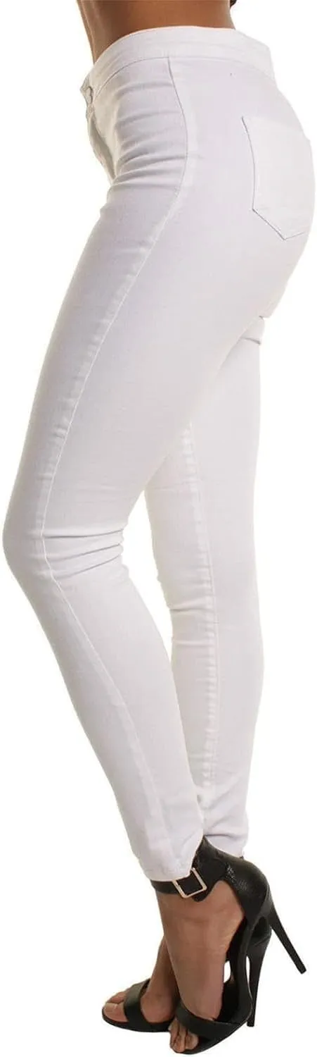 Women's High Waist Skinny Jeans Butt Lift Sexy Fit Stretch Denim Pants Pull-on Stretch Slimming Pencil Jeans