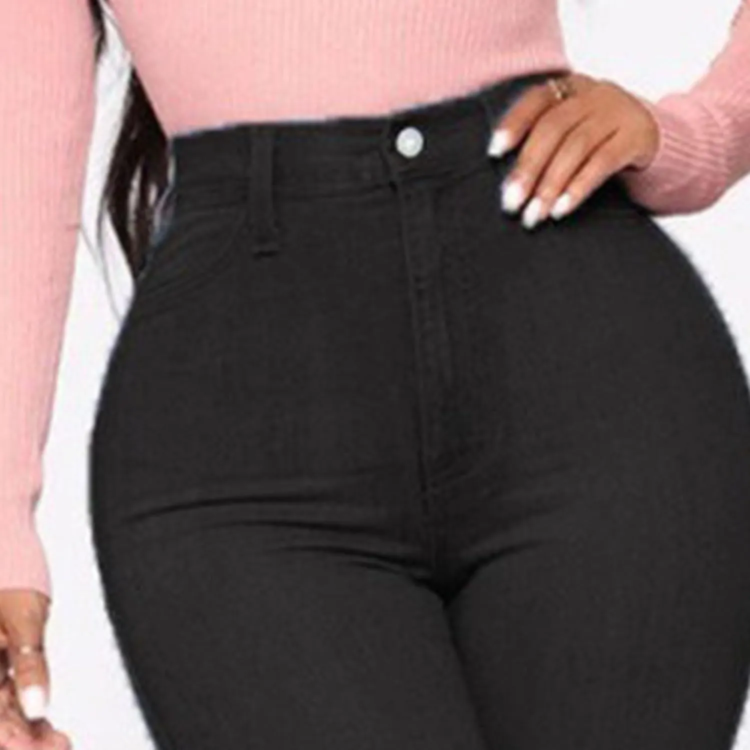Women's High Waist Skinny Jeans Butt Lift Sexy Fit Stretch Denim Pants Pull-on Stretch Slimming Pencil Jeans