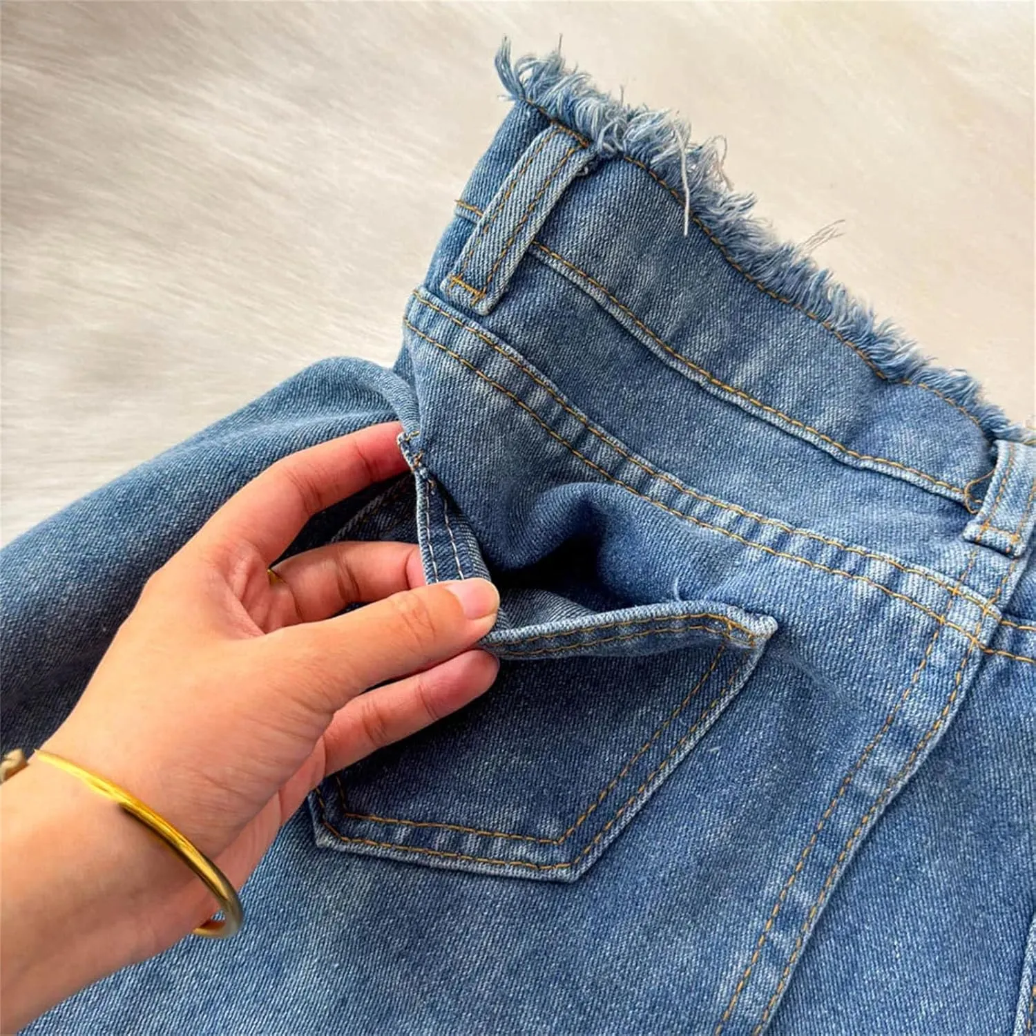 Women's High Waisted Wide Leg Jeans Shorts Sexy Floral Patchwork Denim Shorts