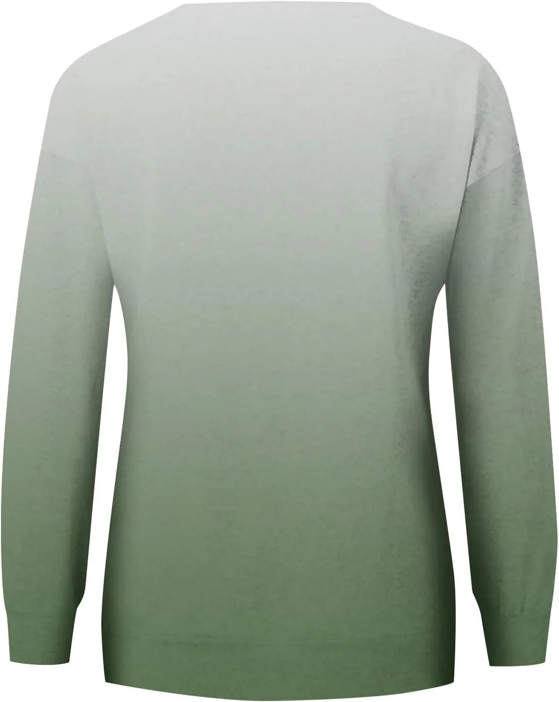 Womens Pocketed Sweatshirts Crewneck Long Sleeve Gradient Fleece Pullover Tie Dye Fall Trendy Going Out Tops