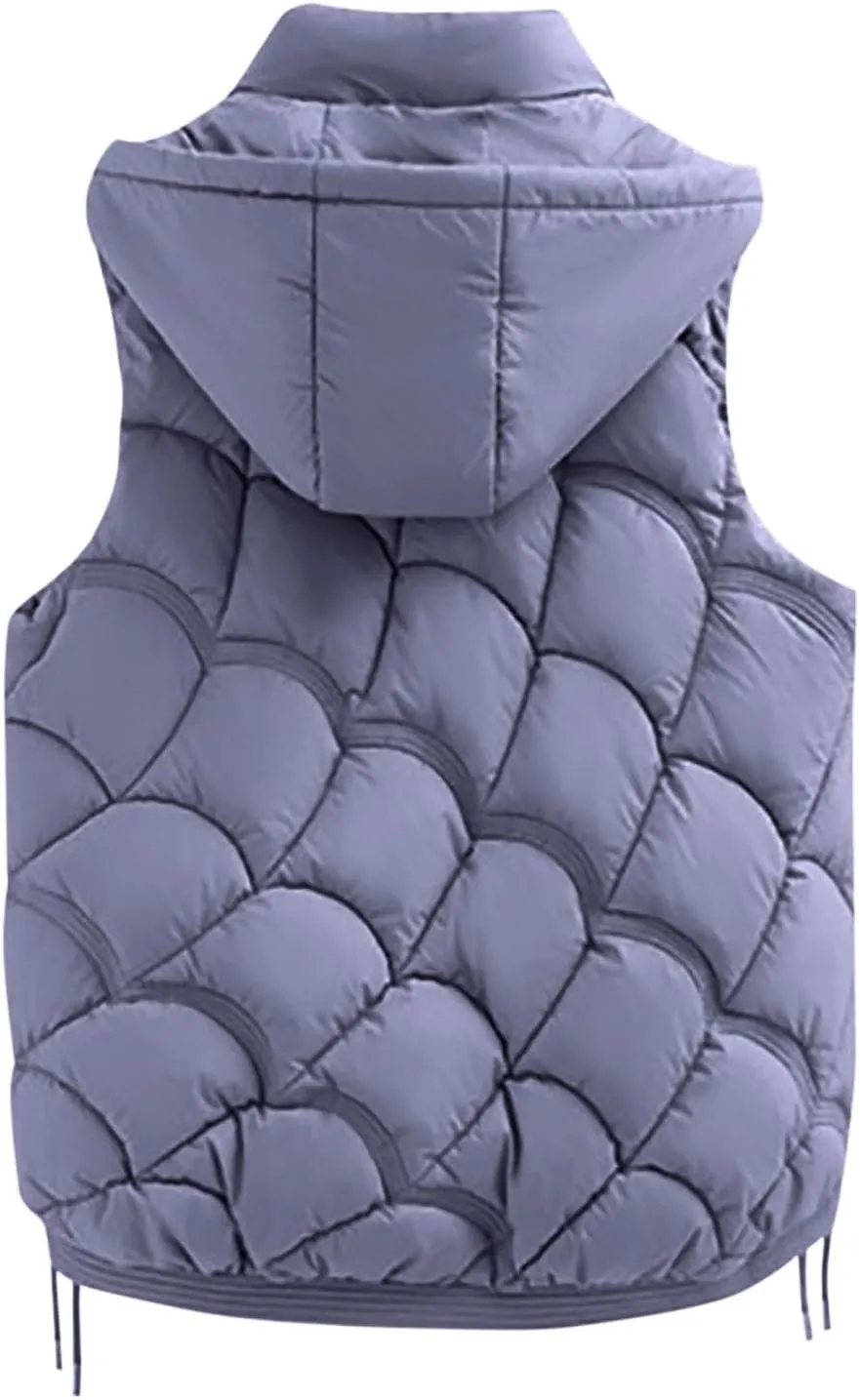 Women's Puffer Jacket Packable Quilted Lightweight Down Parka Plus Size Short Bubble Coat Light Winter Hooded Coat