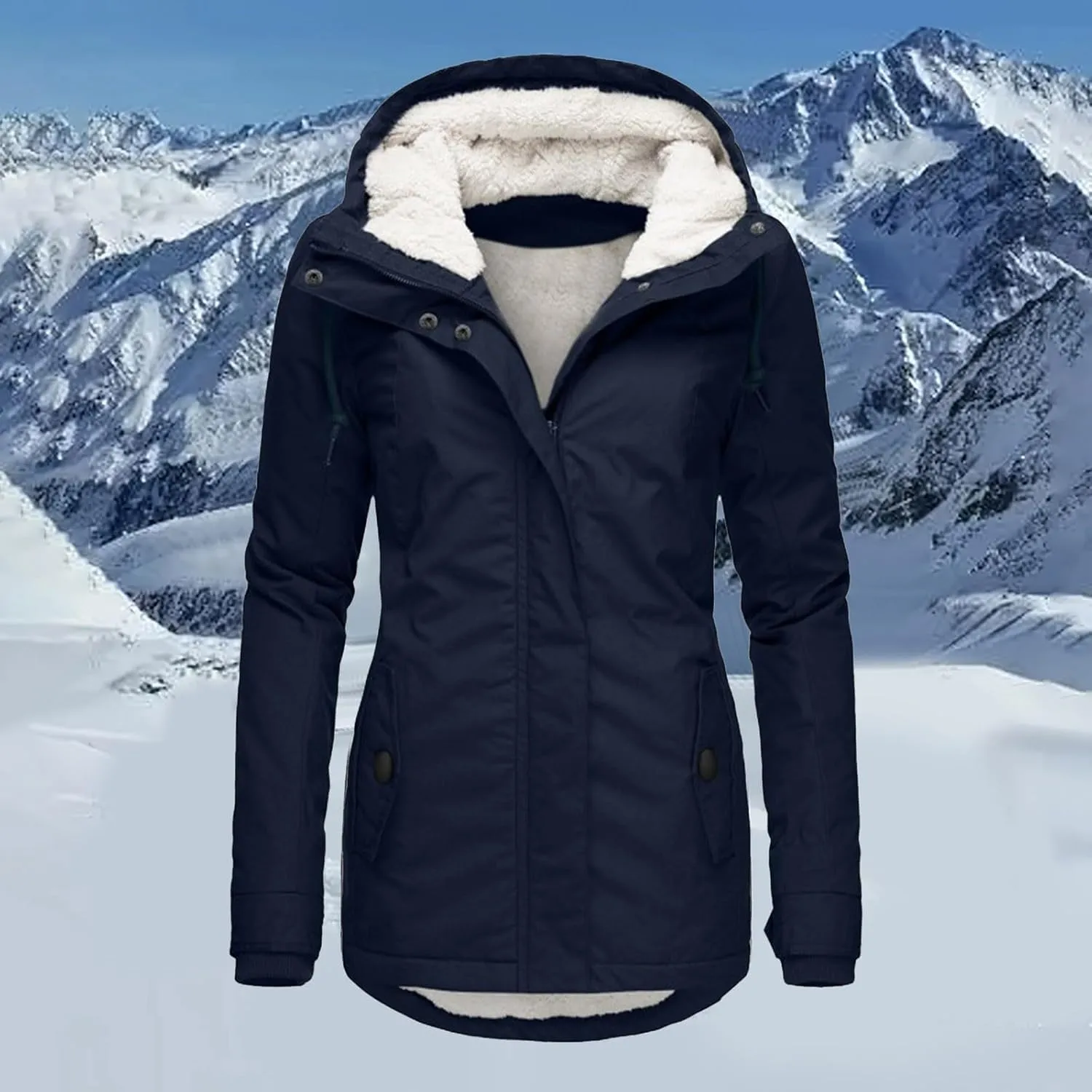 Women's Puffer Jacket Quilted Lightweight Packable Down Jacket Plus Size Maxi Bubble Coat Insulated Jacket With Hood