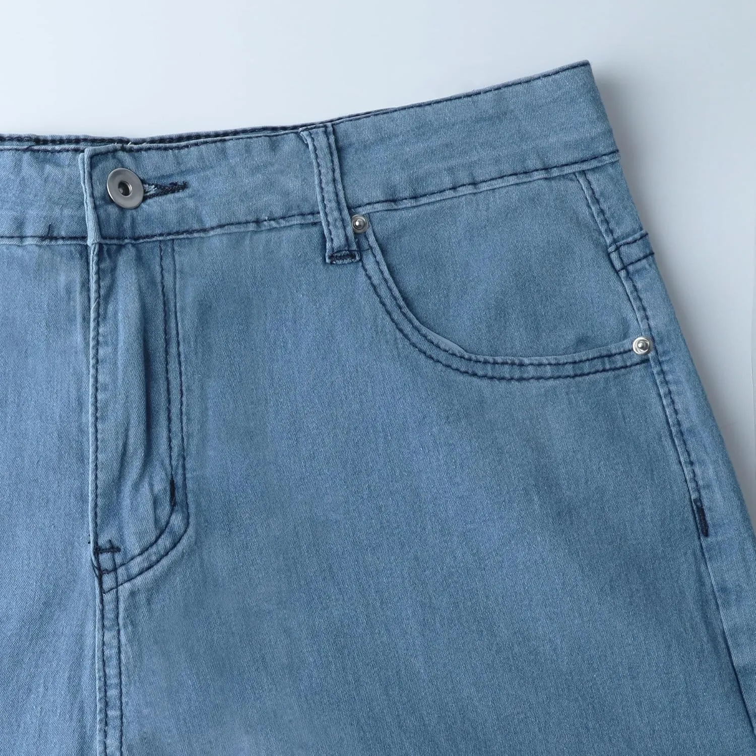 Womens Side Lacing Bell Bottom Jeans Stretch Butt Lifting Vintage Washed Jeans Skinny Flare Pants
