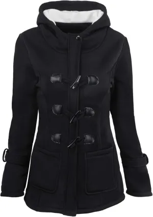 XUETON Women's Casual Zip Up Anork Jackets Fleece Lined Downs Puffer Jacket Jackets Utility Anorak Safari Coat