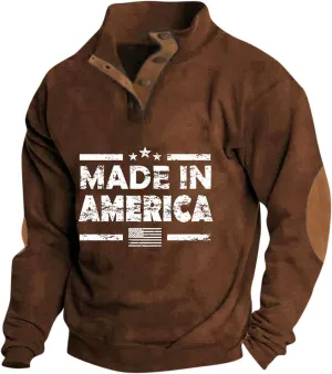 Ymosrh Men's Sweatshirt Henley Tops Long Sleeve Casual Lightweight Button Up Sweatshirts Pullovers Men, S-3XL